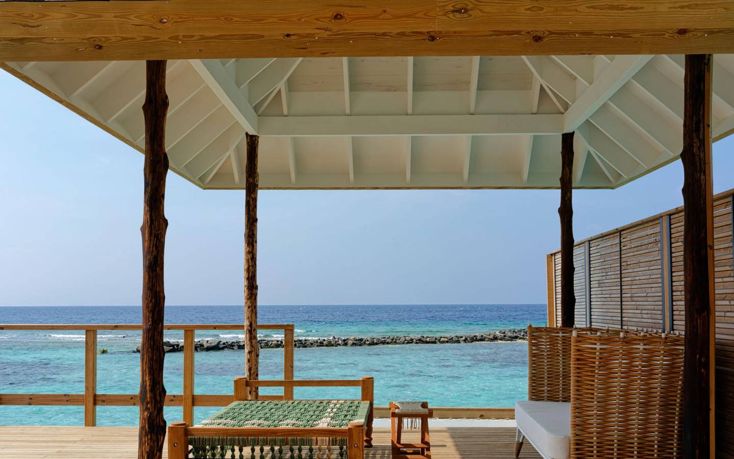 Deluxe Water Pool Villa, Lagunen Blick