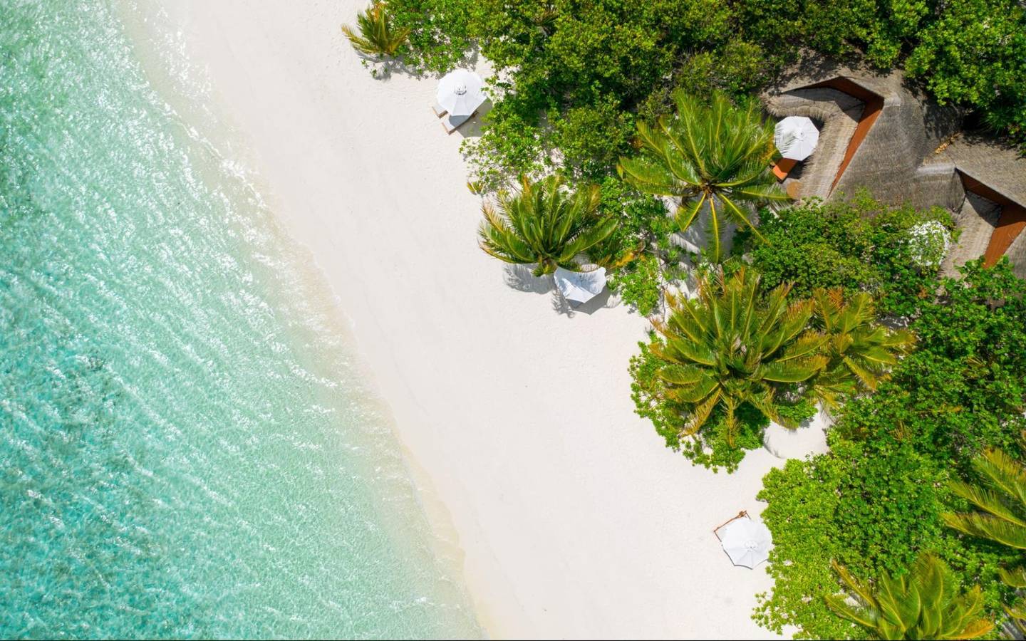 V Villas Maldives at Mirihi - Beach Villas Aerial