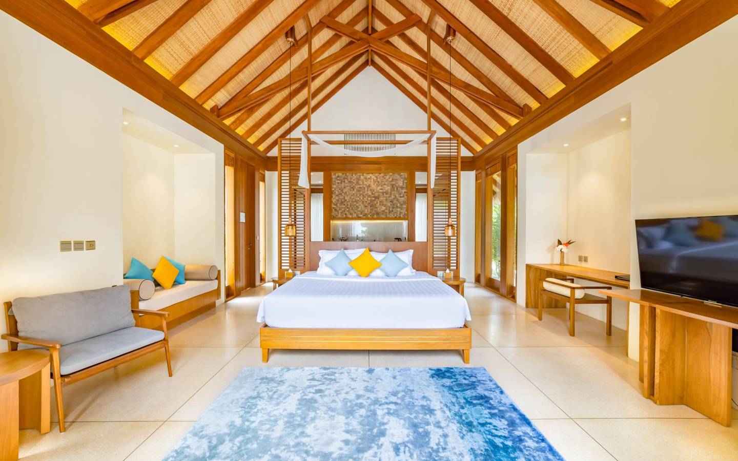 Furaveri - Beach Villa with Pool - schlafen
