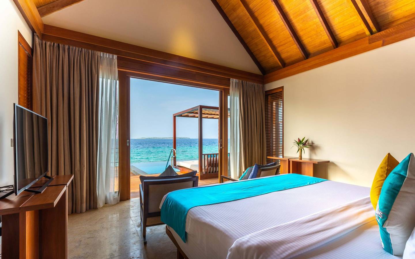 Two-Bedrooms Reef Residence with Pool - schlafen