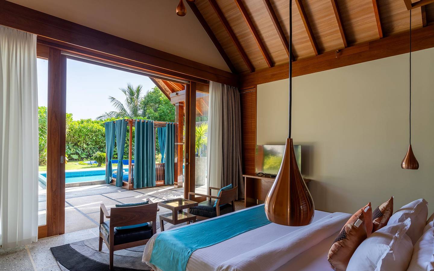 Furaveri - Two Bedroom Velaa Luxury Residence with Pool schlafen