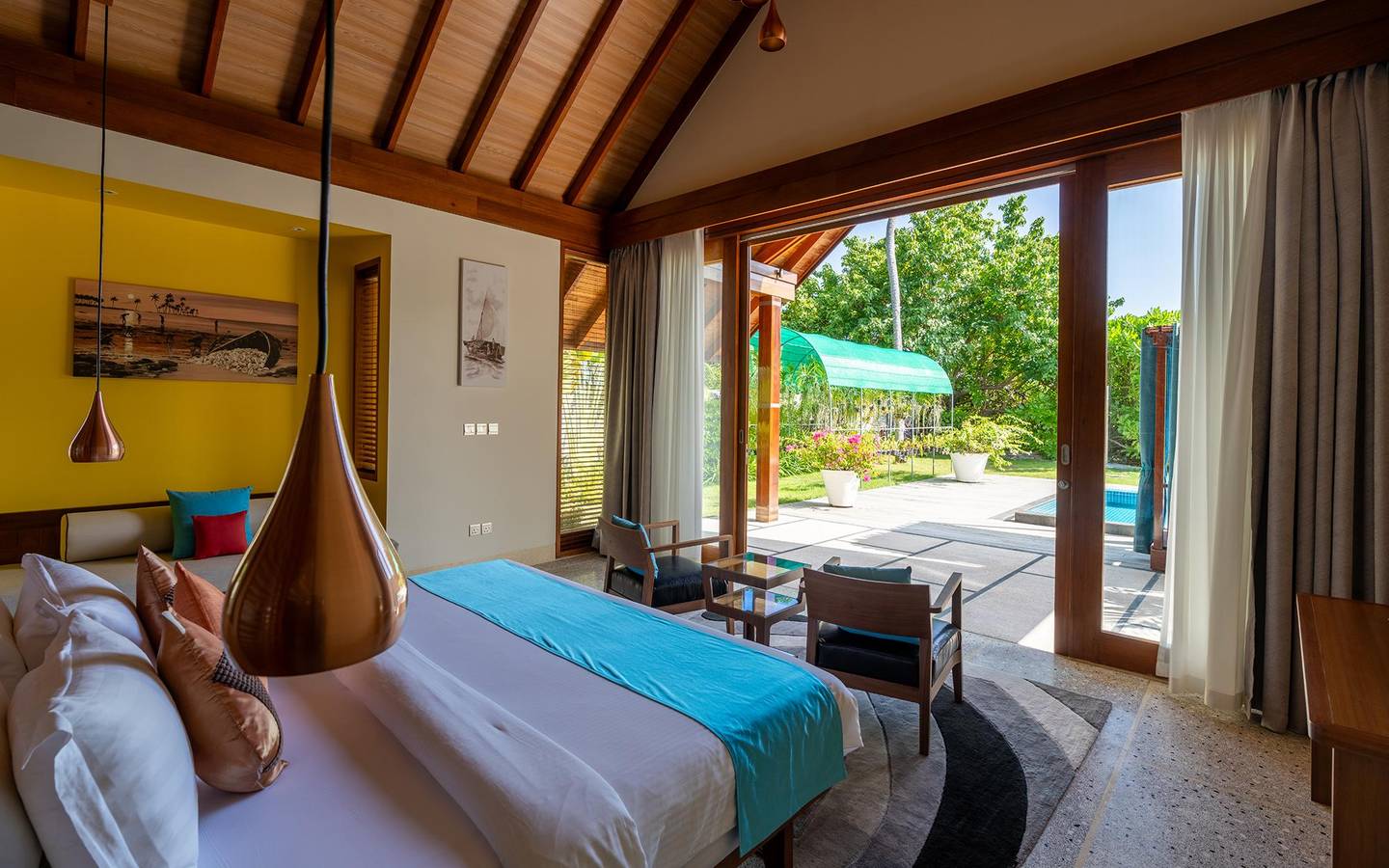 Furaveri - Two Bedroom Velaa Luxury Residence with Pool - schlafen