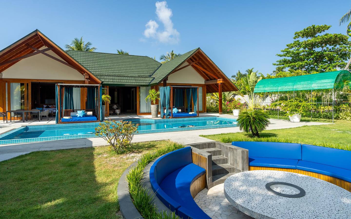 Furaveri - Two Bedroom Velaa Luxury Residence with Pool - Garten