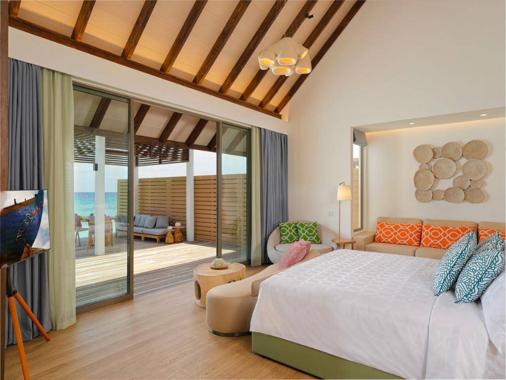 Meyyafushi Maldives - Semi-Ocean Pool Villa - schlafen