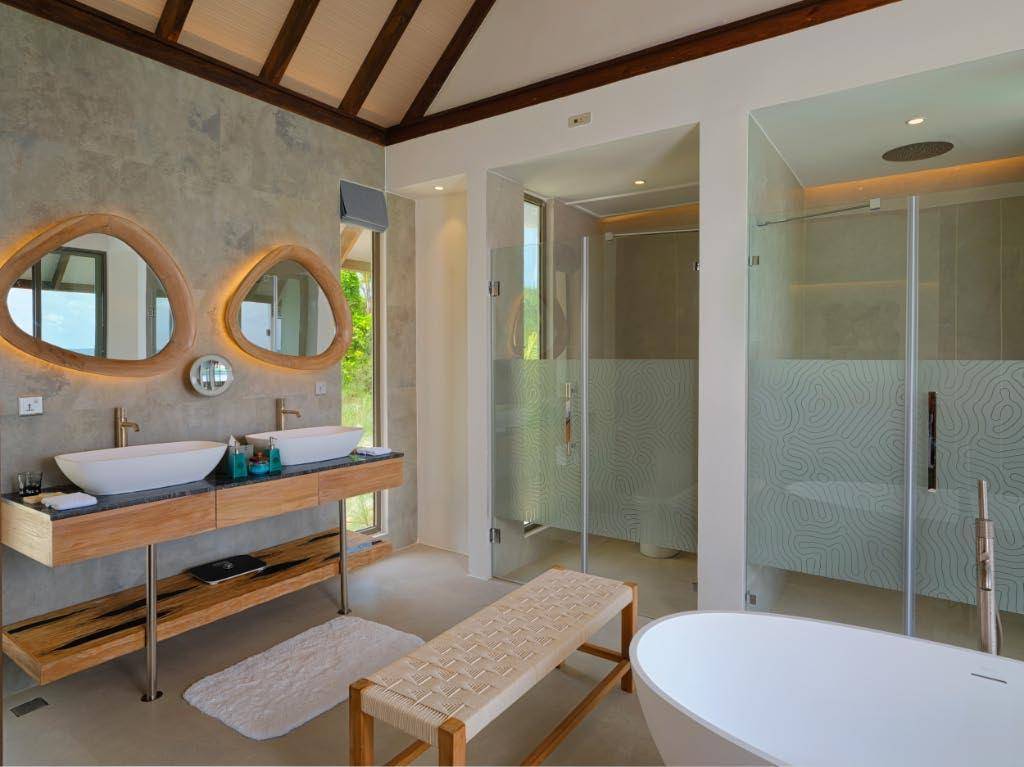 Meyyafushi Maldives - Semi-Ocean Pool Villa - Bad