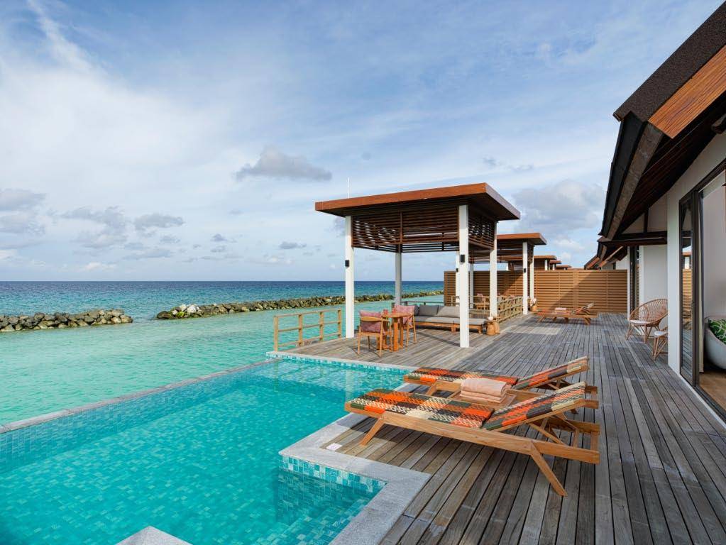 Meyyafushi Maldives - 2-bedroom Semi-Ocean Pool Villa - Infinity Pool