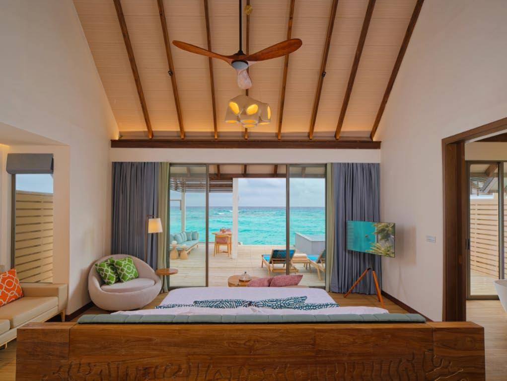 Meyyafushi Maldives - Water Pool Suite with Slide - wohnen