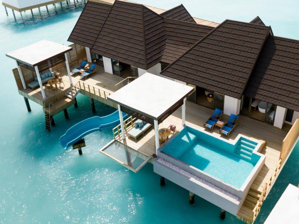 Meyyafushi Maldives - 2-bedroom Water Pool Villa with Slide