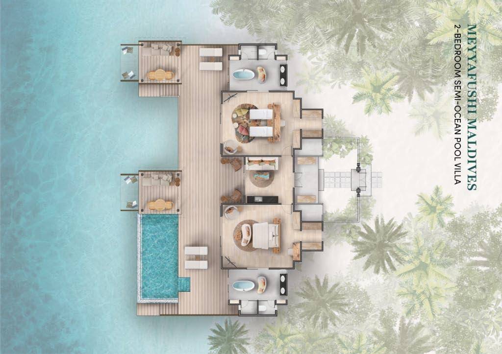 2-bedroom Semi-Ocean Pool Villa