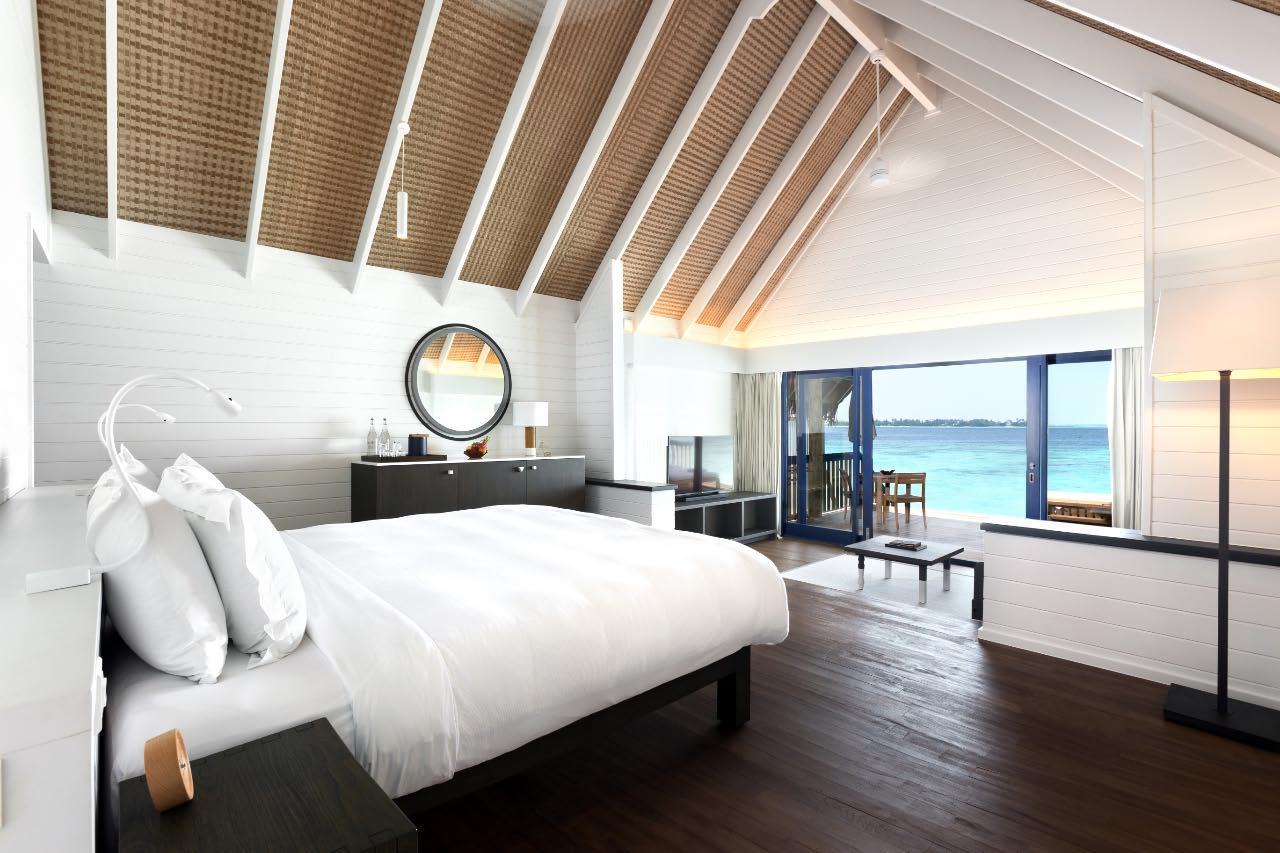 schlafen, Dhoni Water Villa, COMO Cocoa Island
