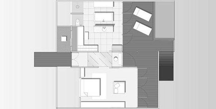 Grundriss, Deluxe Water Villa, Lily Beach Resort & SPA