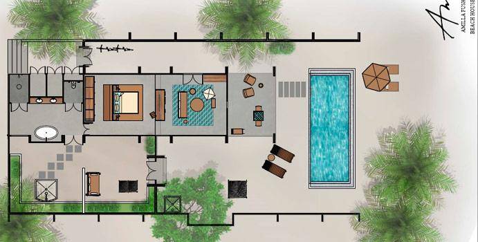 Beach Pool Villa 1-Bedroom, Amilla Fushi, Malediven