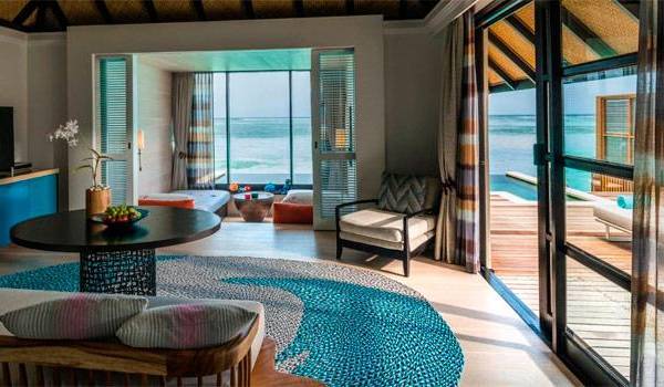 Sunrise Family Water Villa with Pool, Four Seasons Resort Maldives at Kuda Huraa