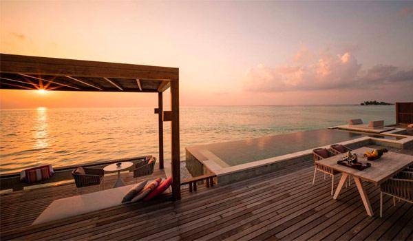 Sunset Two Bedroom Water Suite with Pool, Four Seasons Resort Maldives at Kuda Huraa