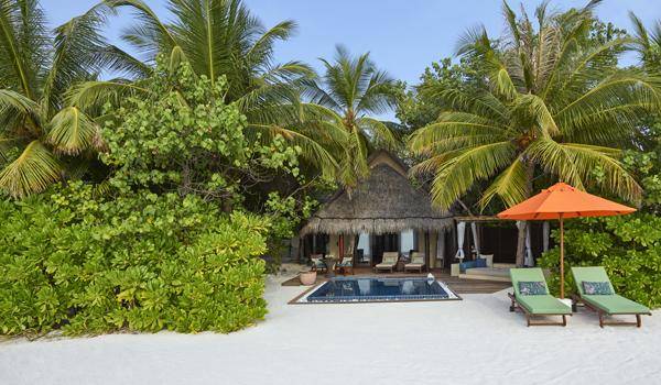Deluxe Beach Villa with Pool, Taj Exotica Maldives Resort & SPA