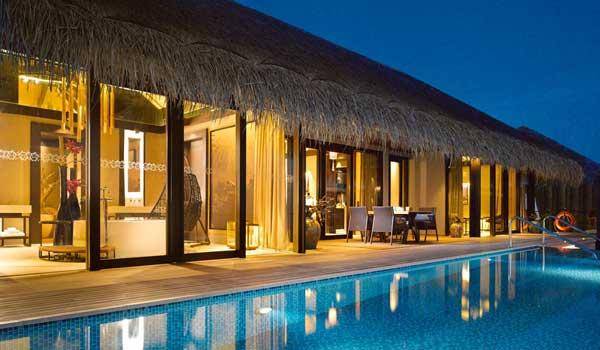 Pool, Sunset Deluxe Water Pool Villa, Velaa Private Island Maldives