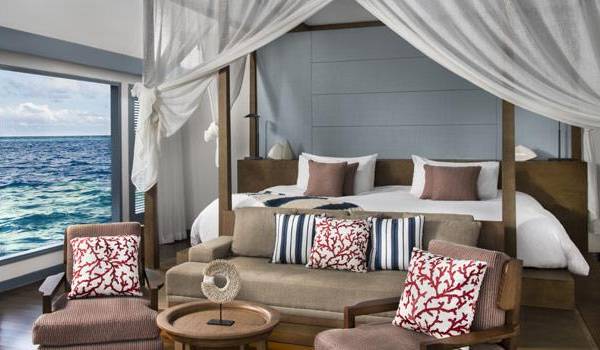 Schlafen, Overwater Villa, Raffles Maldives Meradhoo