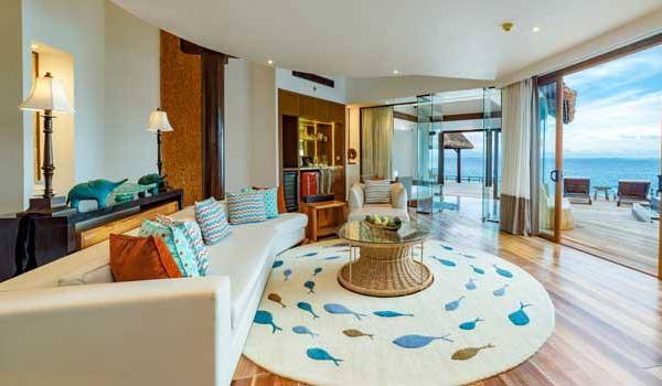 Wohnzimmer, Private Ocean Reserve with Slide, OZEN Reserve Bolifushi