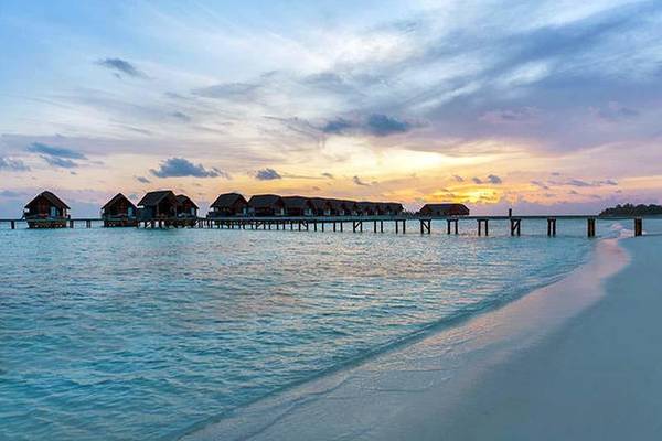 Sonnenuntergang im Indischen Ozean, Cocoa Island by Como, Malediven