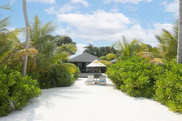 Jawakara Islands Maldives, Malediven, Dheru Beach Villa, Außenansicht