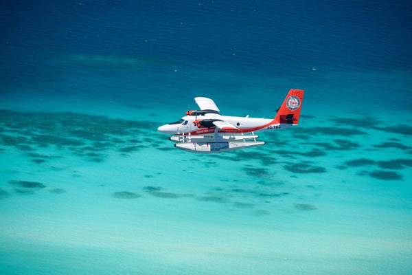 Wasserflugzeug auf den Malediven