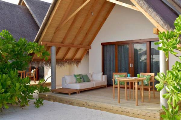 Fushifaru Maldives, Beach Villa Sunset, Aussenansicht