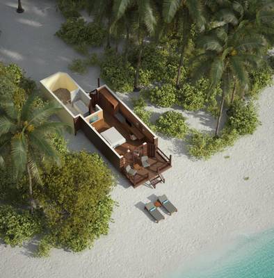 Grundriss, Beach Villa, Royal Island