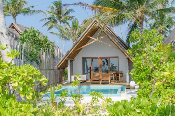 Fushifaru Maldives, Pool Beach Villa Sunrise, Aussenansicht
