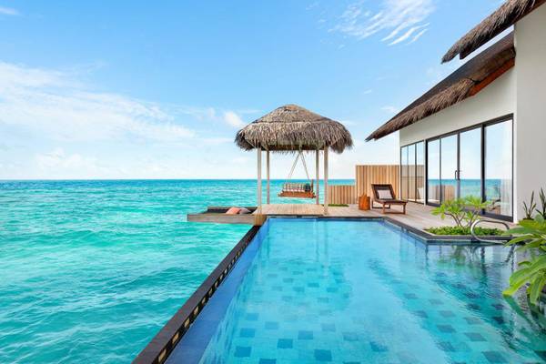 Hilton Maldives Amingiri, Two Bedroom Overwater Pool Villa
