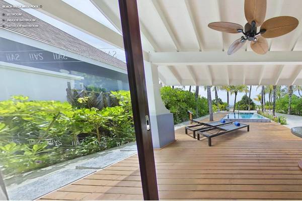 Beach Villa mit Pool, SAii Lagoon Maldives