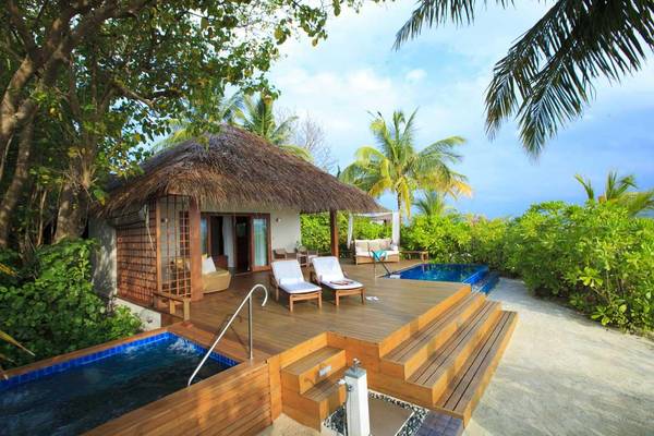 Baros Maldives, Premium Beach Villa heute