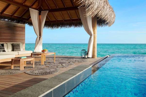 Two Bedroom Water Sunset Villa, Fairmont Maldives Sirru Fen Fushi