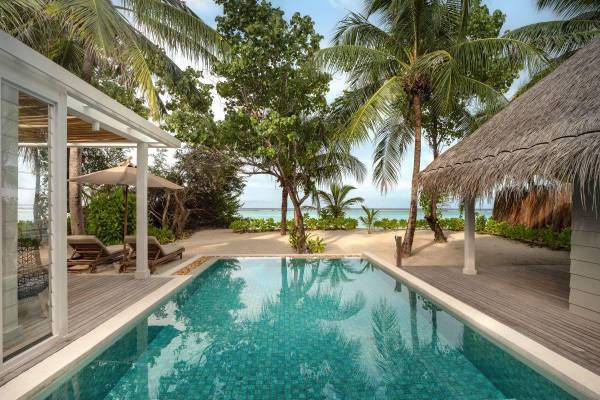 Six Senses Kanuhura, Deluxe Beach Villa Suite with Pool, Pool