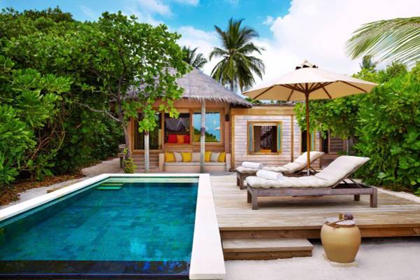 Six Senses Laamu, Family Beach Villa with Pool, Pool