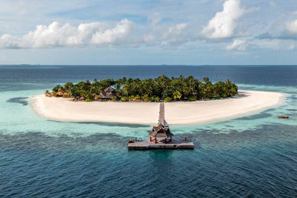 Banyan Tree Vabbinfaru, Slider, Luftaufnahme