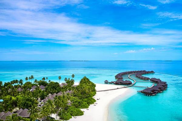 Sun Siyam Iru Fushi, Malediven, Luftbild Resort