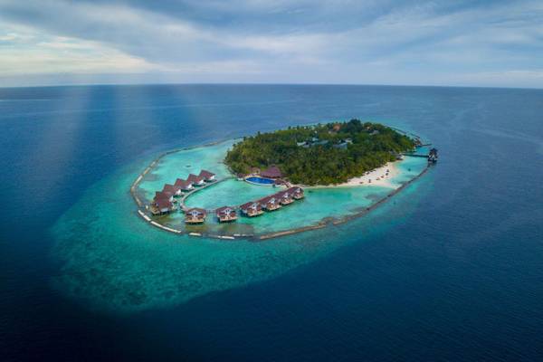 Ellaidhoo Maldives by Cinnamon, Malediven, Drohnenaufnahme