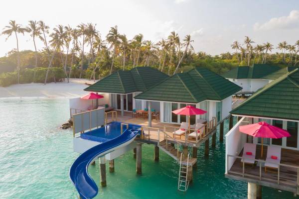 Siyam World Maldives, Malediven, Two Bedroom Lagoon Villa with Pool and Slide, Außenansicht