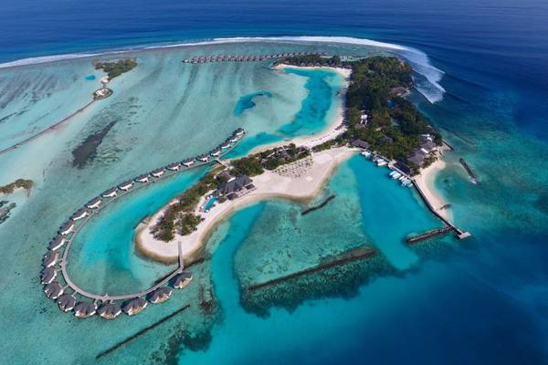Cinnamon Dhonveli Maledives, Malediven, Luftbild Resort