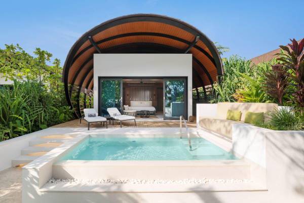 The Westin Maldives Miriandhoo Resort, Malediven, Beach Villa Pool, Außenbereich
