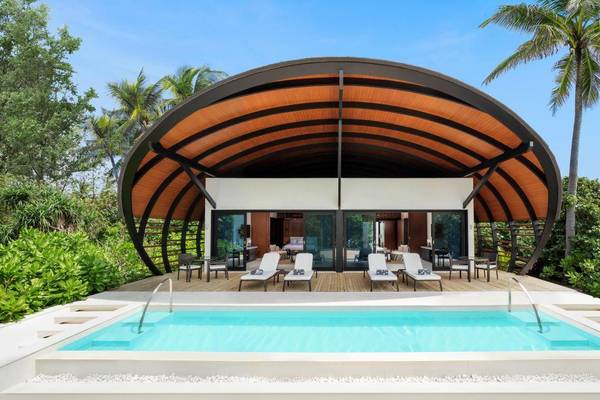 The Westin Maldives Miriandhoo Resort, Malediven, Two Bedroom Villa Pool, Außenbereich