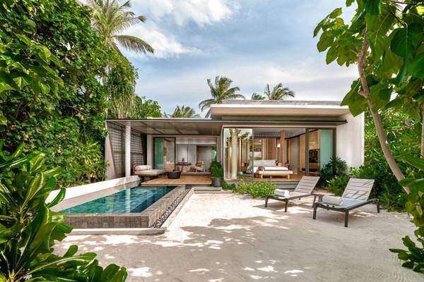 Alila Kothaifaru Maldives, Malediven Sunset Beach Pool Villa, Außenansicht