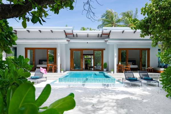 Ifuru Island Maldives, Malediven, Sunset 2 Bedroom Beach Villa with Pool, Außenbereich mit Pool