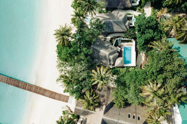 Nova Maldives, Malediven, Beach Villa with Private Pool, Luftaufnahme