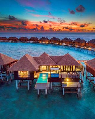 Coco Bodu Hithi, Malediven, Coco Residence, Außenansicht