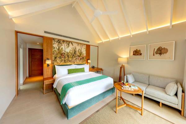 Raaya by Atmosphere, Malediven, Two Bedroom Family Beach Villa, Schlafzimmer