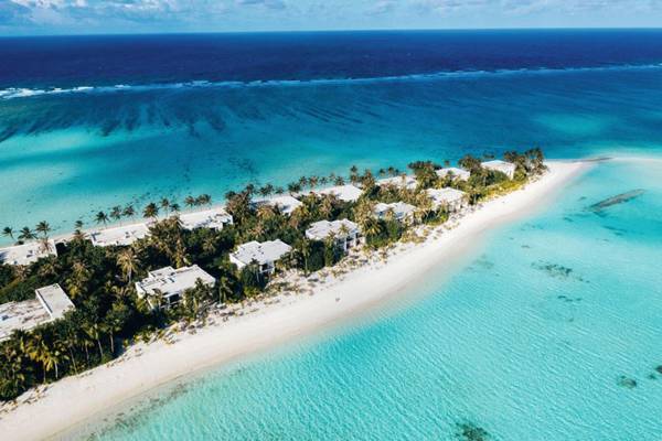 RIU Palace Maldivas, Malediven, Luftaufnahme Resort