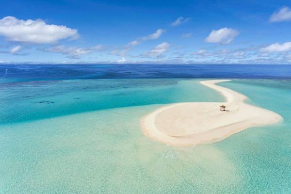 Kudadoo Maldives Private Island, Malediven, Slider, Luftaufnahme Dream Island