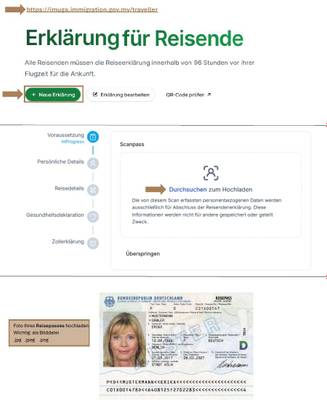 IMUGA - Einreiseerklärung - Ausfüllhilfe - MALEDIVEN.REISE