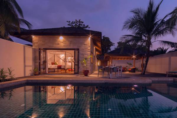 Kuredu Island Resort, Malediven, Private Pool Villa, Außenansicht
